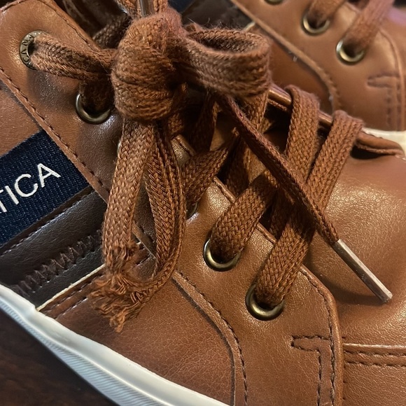 Nautica Garrison Casual Brown Sneakers Men's size 7.5 - Picture 7 of 7